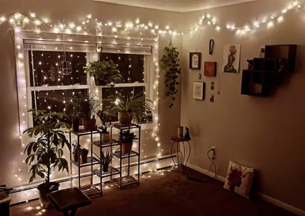 Four Creative Ways to Put Fairy Lights on Walls