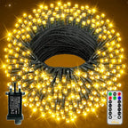 Ollny 1000led 100m warm white christmas tree lights