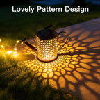 Ollny Beehive Solar Watering Can with Cascading Lights for Outdoor, Yard, Patio, Lawn(Warm White, IP65 Waterproof, 2 Modes)