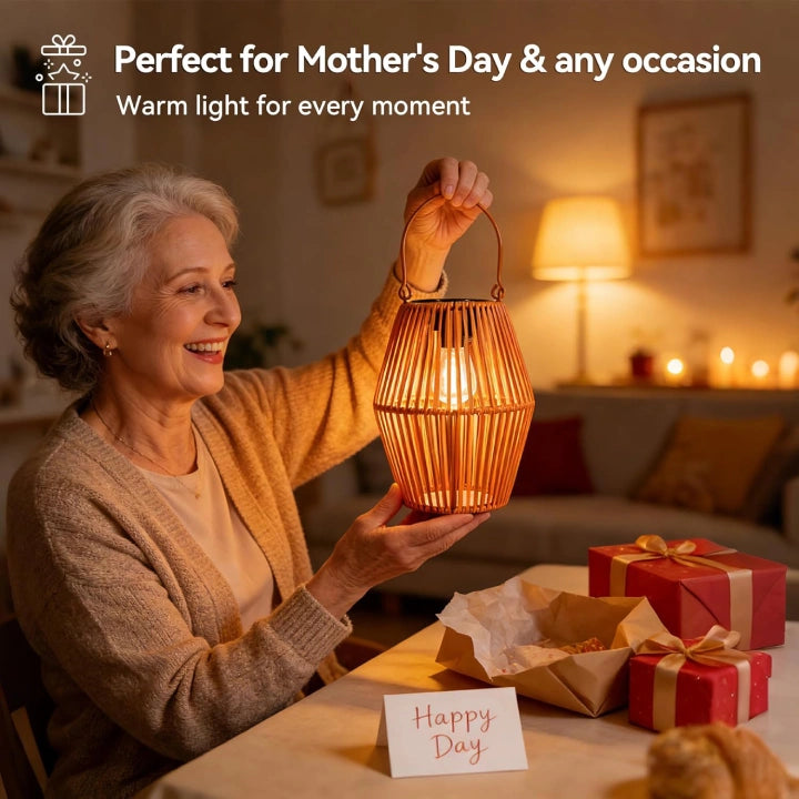 Ollny Solar Lanterns, Mothers Day Gifts, Birthday Presents for Pathway, Poolside, Festoon (IP44 Waterproof)