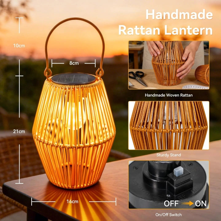 Ollny Solar Lanterns, Mothers Day Gifts, Birthday Presents for Pathway, Poolside, Festoon (IP44 Waterproof)