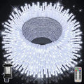Ollny 500 LED 50m Cool White Fairy Lights (Memory Function, 8 Modes, IP44 Waterproof)