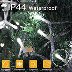 Ollny 500 LED 50m Cool White Fairy Lights (Memory Function, 8 Modes, IP44 Waterproof)