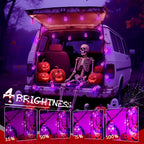 Ollny S17 Halloween Outdoor Festoon Lights Purple and Orange (IP45 Waterproof, 8 Modes, Plug In)