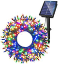 Ollny 200 LED Multicolor Solar Fairy Lights 20m(Green Cable, Solar Power, 8 Modes)