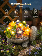 Ollny Solar Garden Lights Turtle Garden Ornaments for Mum Gifts Housewarming Gift