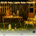 Ollny Warm White Globe Solar Garden Lights(Green Cable, Solar Power, 8 Modes)