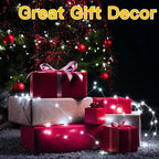 Ollny 100 LED Cool White Fairy Lights for Christmas Tree, Bedroom, Outdoor, Party, Bottle, Wedding (2 Packs, 10m, Battery Operated, IP44 Waterproof)