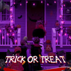 Ollny S17 Halloween Outdoor Festoon Lights Purple and Orange (IP45 Waterproof, 8 Modes, Plug In)