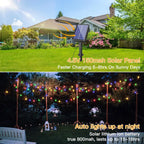 Ollny Multicolor Globe Solar Lights (Green Cable, Solar Power, 8 Modes)