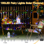 Ollny Multicolor Globe Solar Lights (Green Cable, Solar Power, 8 Modes)