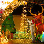 Ollny Christmas Tree Lights Warm White 1.8m 202 LEDs Mains Powered