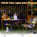 Ollny Multicolor Globe Solar Lights (Green Cable, Solar Power, 8 Modes)