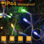 Ollny 500 LED 50m Multicolor Christmas String Lights ( Clear Cable, Plug in, 8 Modes)