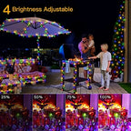 Ollny 500 LED 50m Multicolor Christmas String Lights ( Clear Cable, Plug in, 8 Modes)