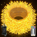 Ollny 500 LED 50m Warm White Fairy Lights (Warm White, Memory Function, 8 Modes, IP44 Waterproof)