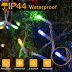 Ollny 100 LED 10m Multicolor Christmas String Lights ( Clear Cable, Plug in, 8 Modes)
