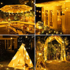 Ollny G40 Outdoor Festoon Lights for Garden, Party, Pergola 20m (30+2 Bulbs, Connectable, IP45 Waterproof, 2700k)