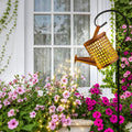 Ollny Beehive Solar Watering Can with Cascading Lights for Outdoor, Yard, Patio, Lawn(Warm White, IP65 Waterproof, 2 Modes)