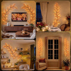 Ollny Wall Art Decor Cherry Blossom Lights