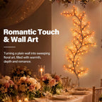 Ollny Wall Art Decor Cherry Blossom Lights