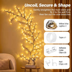 Ollny 144 LEDs 2.3m Willow Vine Twig Fairy Lights
