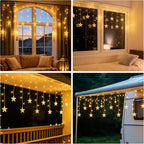 Ollny Stars Curtain Fairy Lights