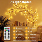 Ollny 144 LEDs 2.3m Willow Vine Twig Fairy Lights