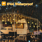 Ollny Stars Curtain Fairy Lights