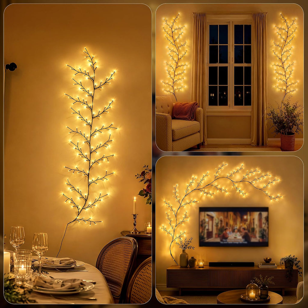 Ollny 144 LEDs 2.3m Willow Vine Twig Fairy Lights