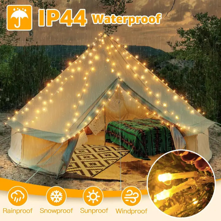house outside christmas lights are IP44 waterproof