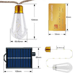 Ollny s17 Solar Festoon lights size