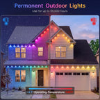 Ollny 15M Permanent Smart RGBW String Outdoor Light