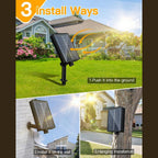 Ollny Solar Fairy Lights for Outdoor, Garden(Warm White, IP44 Waterproof, 8 Modes)