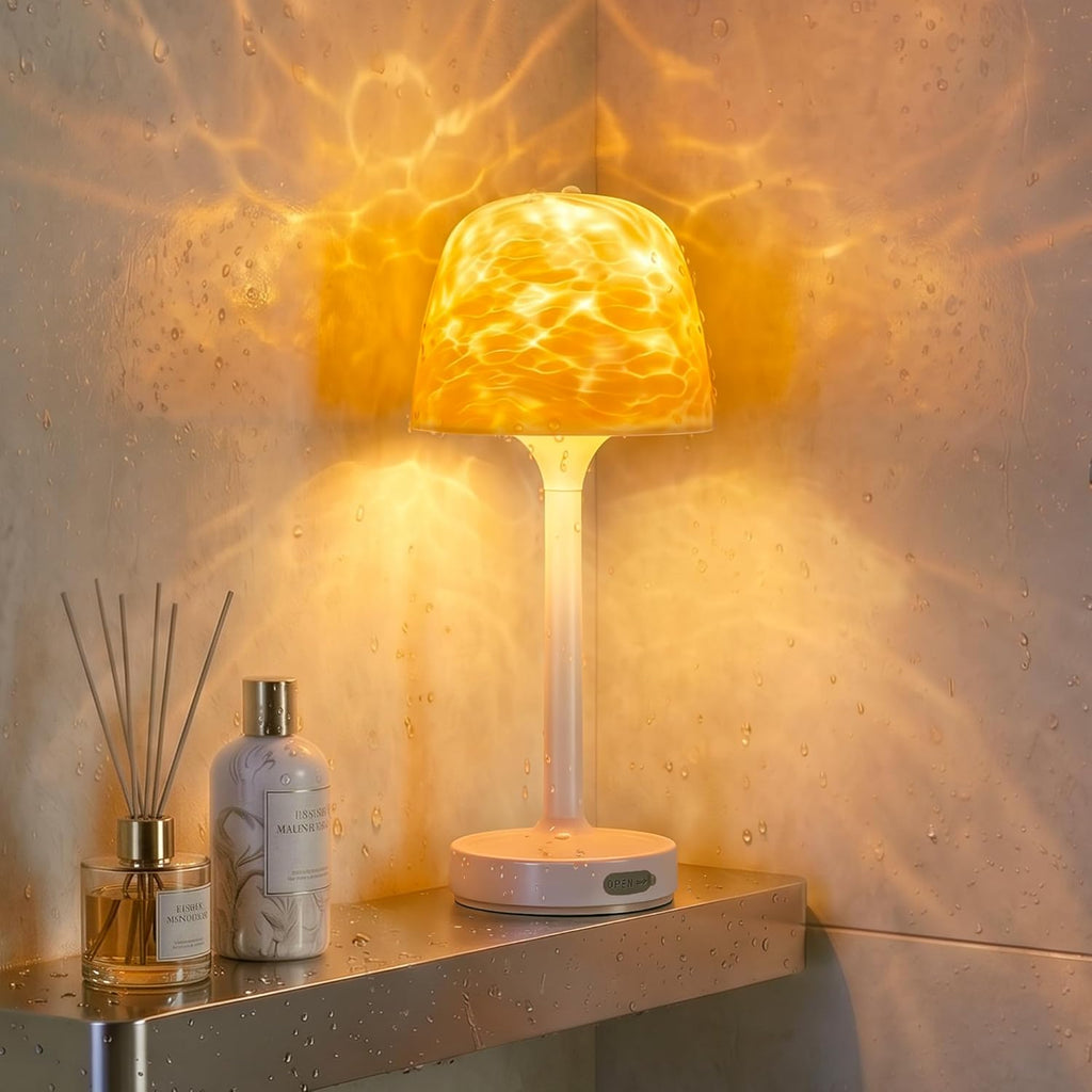 Ollny LED Ocean Wave Projector Lamp for Bathroom, Shower, Bathtub(16 Modes, IP44 Waterproof)