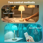 Ollny LED Ocean Wave Projector Lamp for Bathroom, Shower, Bathtub(16 Modes, IP44 Waterproof)