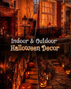 Ollny 300 LEDs 30m Halloween Fairy Lights Orange String Lights (Clear Cable, Plug in, IP44 Waterproof)