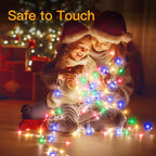 Ollny 300 LED 30m Multicolor Christmas Lights (Clear Cable, Plug in, 8 Modes)