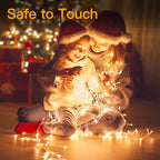 Ollny 300 LED 30m Warm White Christmas String Lights (Clear Cable, Plug in, 8 Modes)